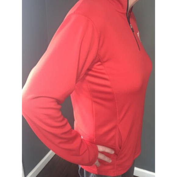 NHL Official Licensed Detroit Red Wings Hockey, 1/2 Zip, LS Pullover Large 44 - Picture 2 of 5